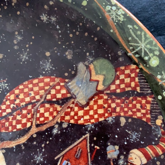 Holiday Plate By Certified International, Design By Susan Winget - Picture 7 of 11